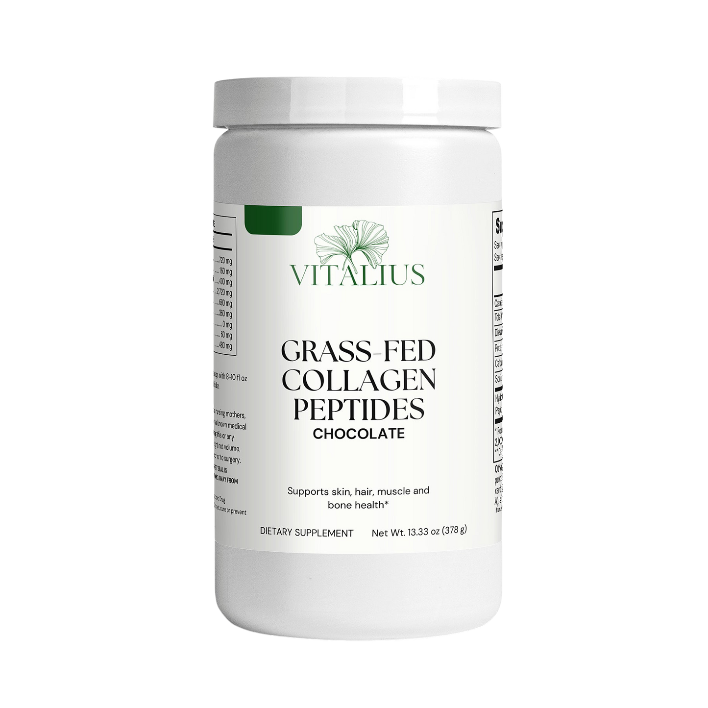 Grass-Fed Collagen Peptides Powder (Chocolate)